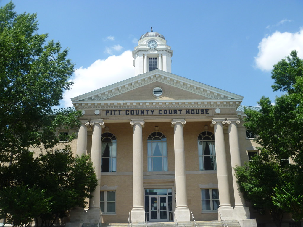 Pitt County Court House Front Steps